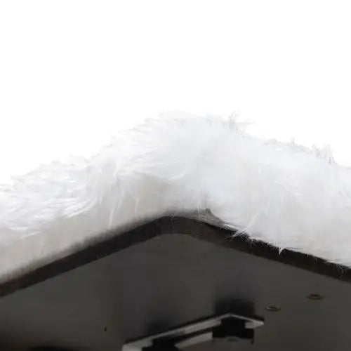 Cat Window Perch Wall Mounted Cat Seat With Upholstered And Supportive Feet, White