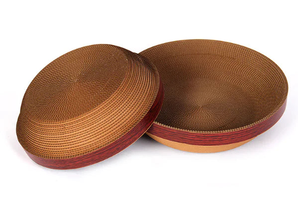 Cardboard Cat House - Top Hat Style, Durable Scratching Pad