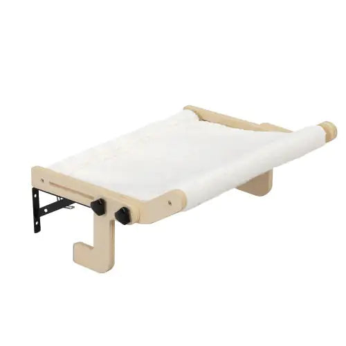 Cat Indoor Cat Window Perch, Plush Cat Hammock, Window Seat Bed Frame No Drilling, No Suction Cups, Wood