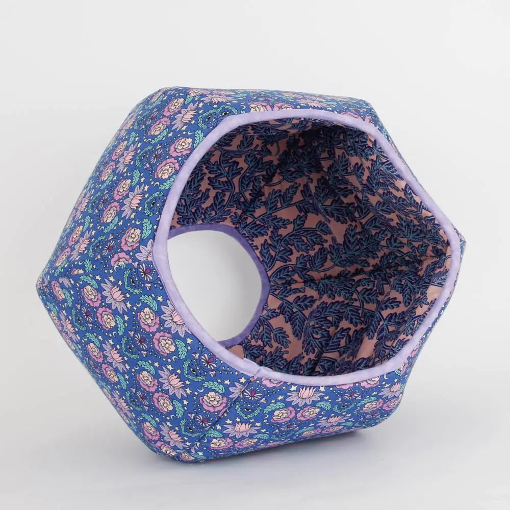 Cat Ball Cat Bed (Mystic Floral)