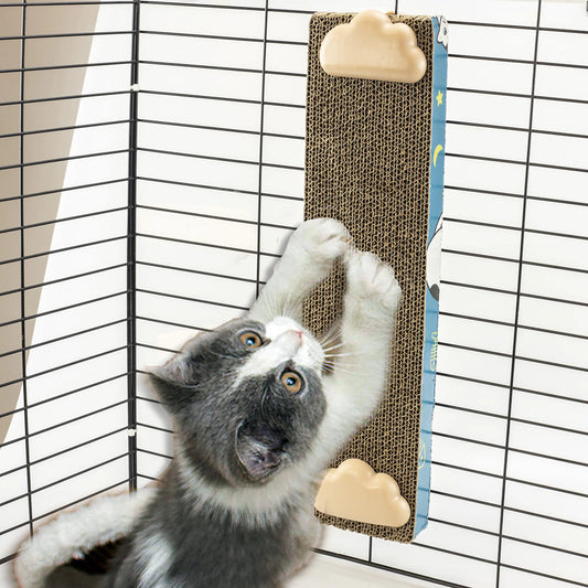 Cat Scratching Post for Cage Cage Wall Mounted Cat Scratcher Cardboard Scratcher SCRC-40X10