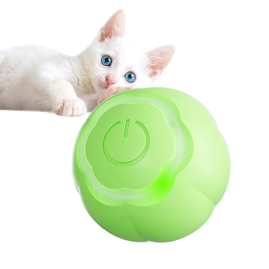 ZALBYUY Interactive Cat Ball Toy Intelligent Cat Toys with LED Lights Automatic Moving Rolling Ball for Indoor Cats Cat Automatic Toy