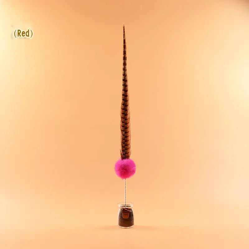 Rabbit and Feather Cat Teaser Wand Toy