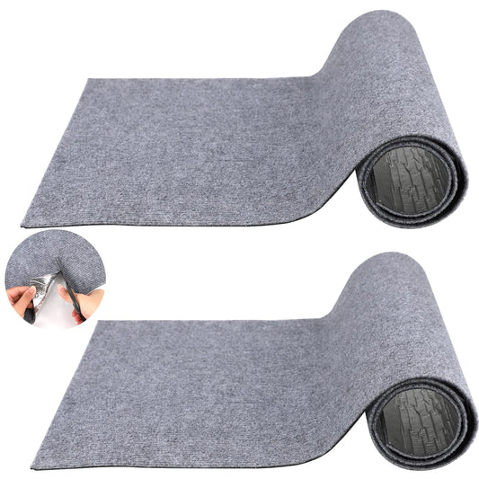 2pcs Cat Scratching Mats 39.4"x15.8" Trimmable Cat Scratching Post Carpet Covered Climbing Cat Scratcher Self Adhesive Scratch Pad for Cat Tree Shelf Steps Couch Furniture DIY Protector
