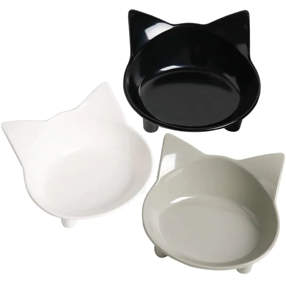 Skrtuan Cat Bowl Cat Food Bowls Non Slip Dog Dish Pet Food Bowls Shallow Water Bowl Cat Feeding Wide Bowls to Stress Relief of Whisker Fatigue Pet Bowl of Dogs Rabbits Puppy(Safe Food-Grade)