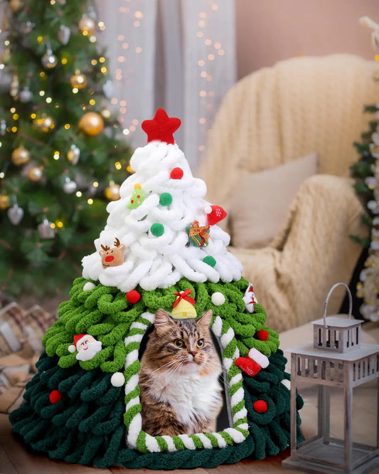 Christmas Clearance DIY Cat Tree Cat Beds for Indoor Cats Clearance Cat Bed Cave Felt Cat Nest Indoor Cat HouseCat Gifts Dog Lover Gifts 20 x 24 Inches