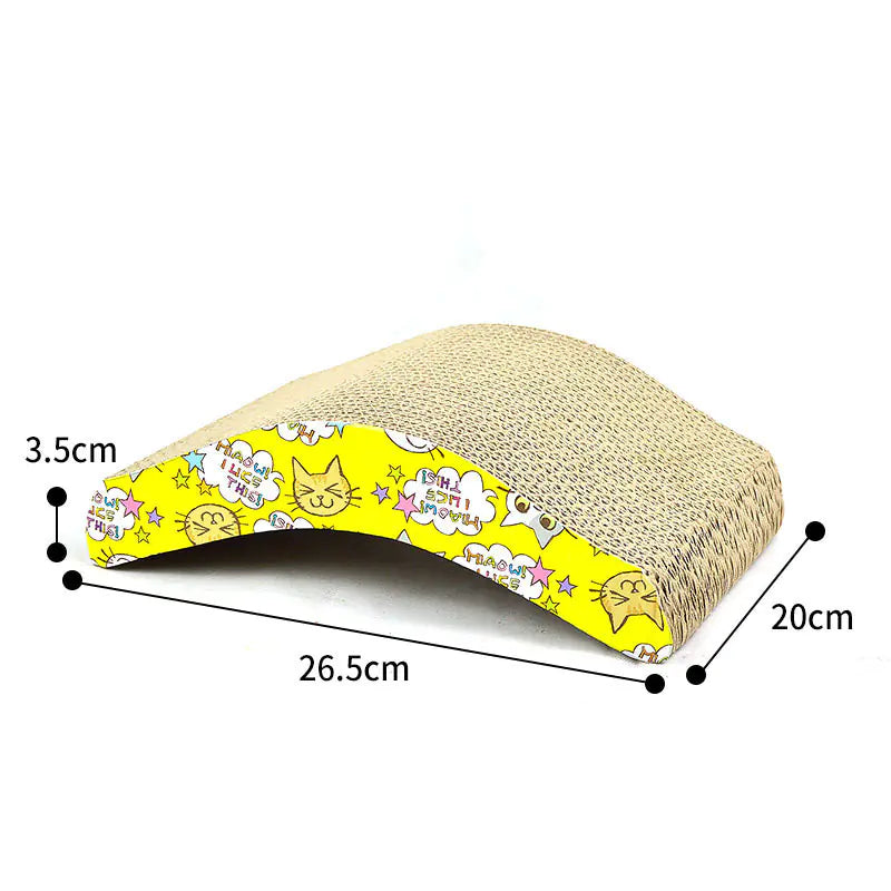 Corrugated Cat Toy, Scratching Board, Cat Bed