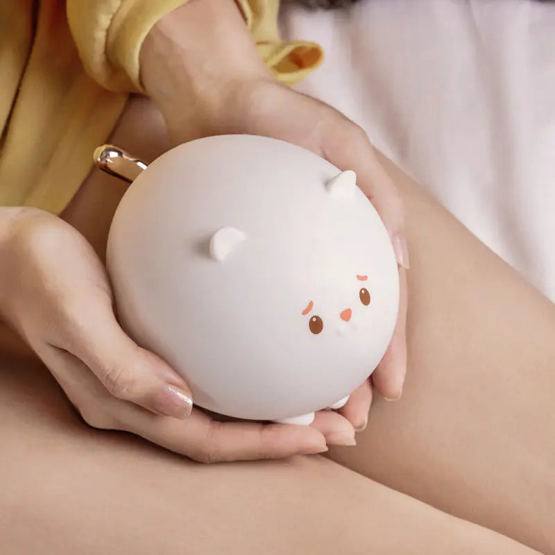 Wall-Mounted Night Light for Nursing - Cat Silicone Design